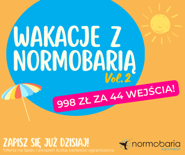 Wakacje z normobarią, Karnet na 44 wejść!